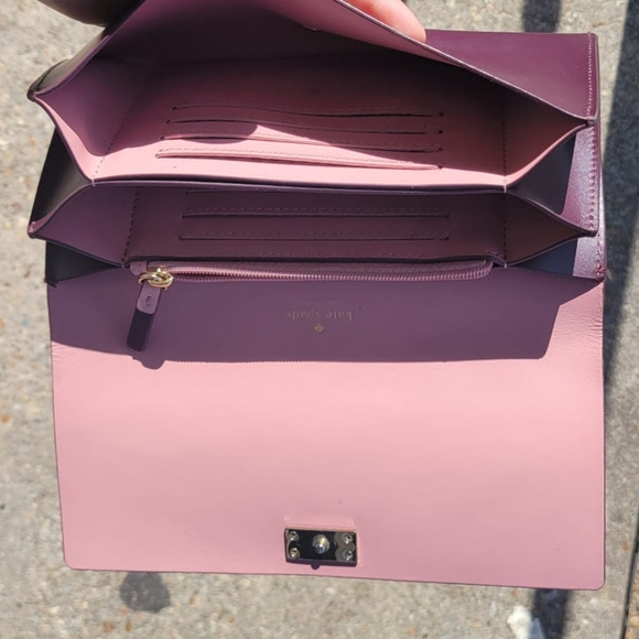 Kate Spade Purple Wallet Sleek Design - Picture 9 of 11